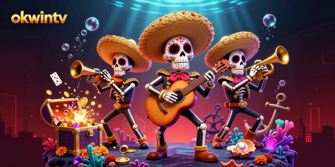 Engage with okwintv to experience vibrant 3D art showcasing dynamic gambling graphics.