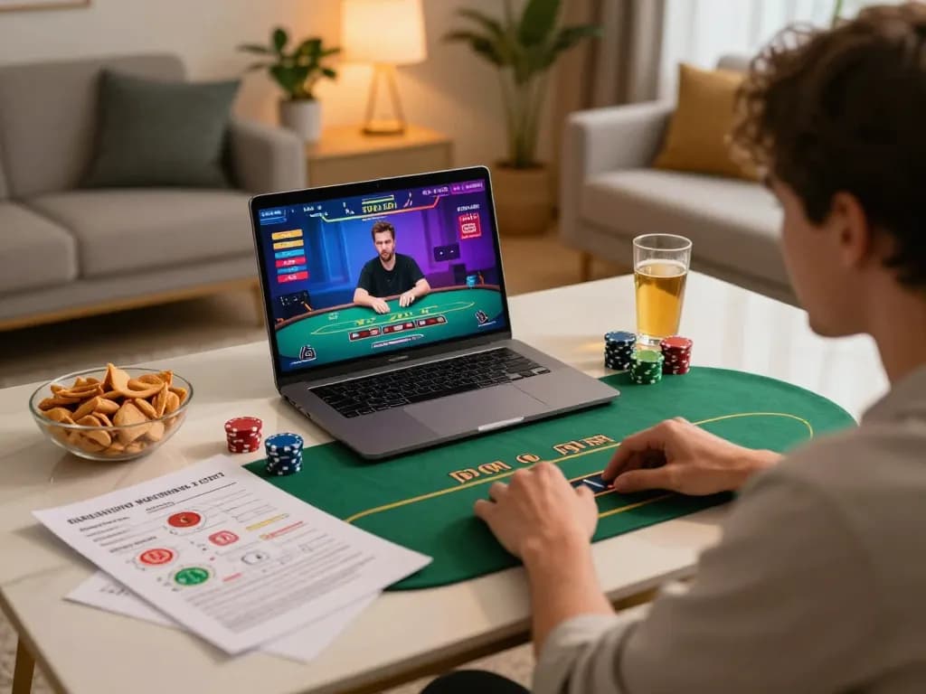 Player engaged in thrilling online gambling at https://nk88.moe/ with vibrant game interface and betting strategies.