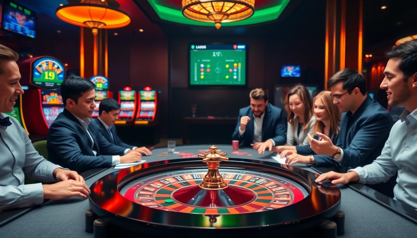 Experience thrilling moments with live betting insights from 7m tỷ lệ bóng đá in a vibrant casino setting.