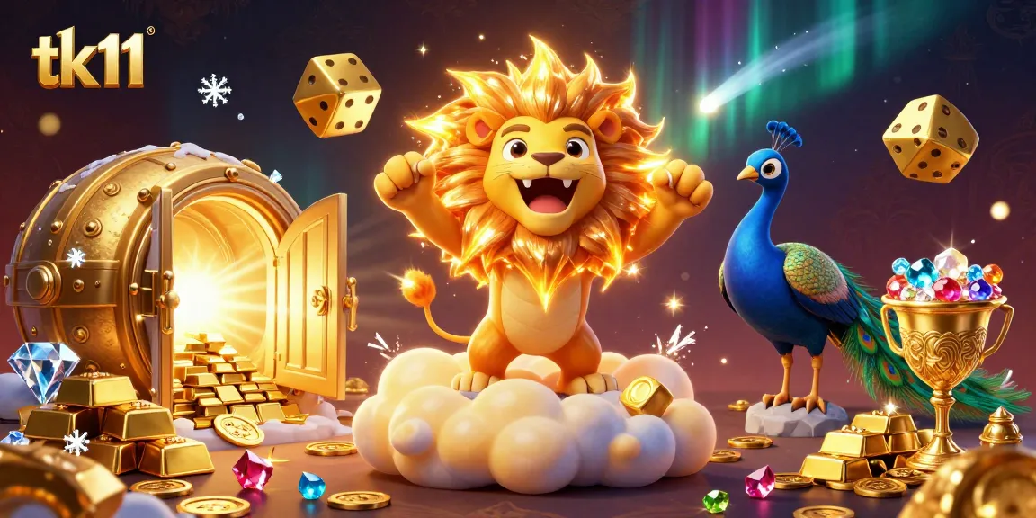 tk11 engages players with vibrant casino glory, showcasing golden victories and dynamic gaming elements.