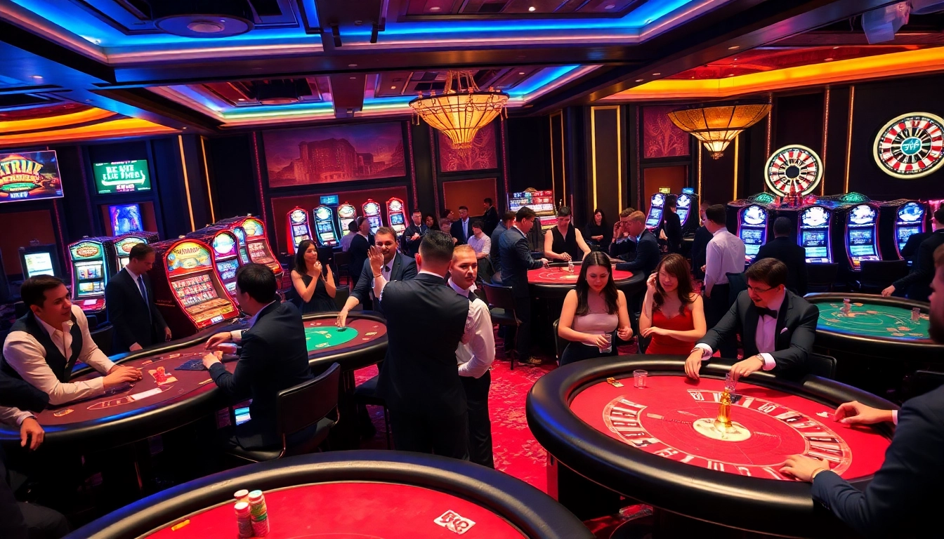 Experience the thrill of gambling at https://lucky88.ae.org/ with vibrant casino tables, players, and thrilling action.