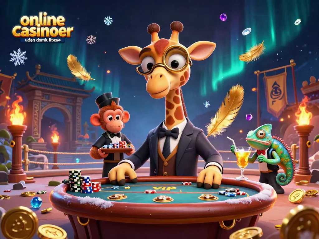 Experience thrilling action at online casinoer uden dansk licens with high-roller giraffe and lively characters.