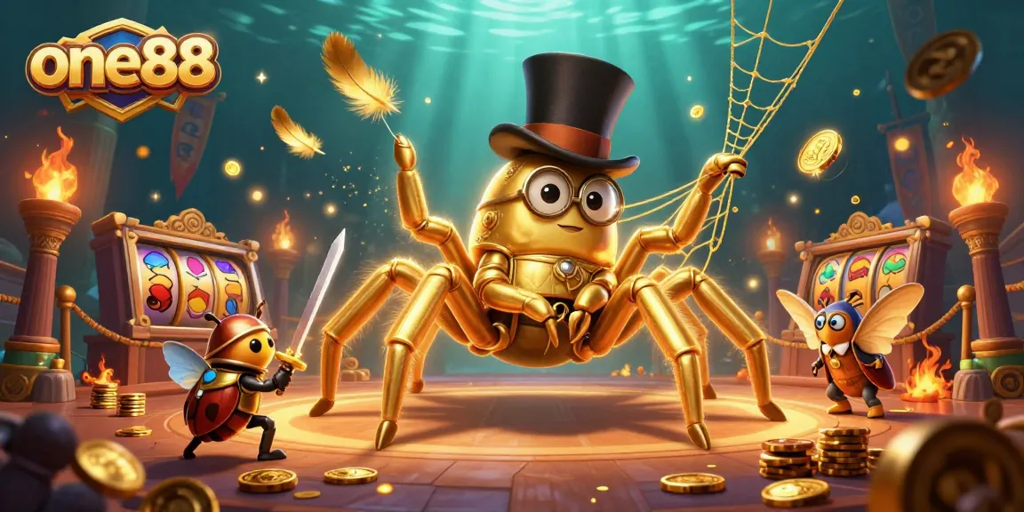 Experience thrilling wins at one88 with a dynamic 3D casino scene featuring luxurious characters and vibrant gaming elements.