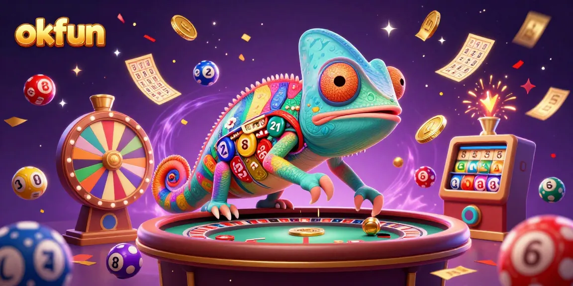 Experience thrilling gaming at okfun with our chameleon casino owner and dynamic lottery elements.
