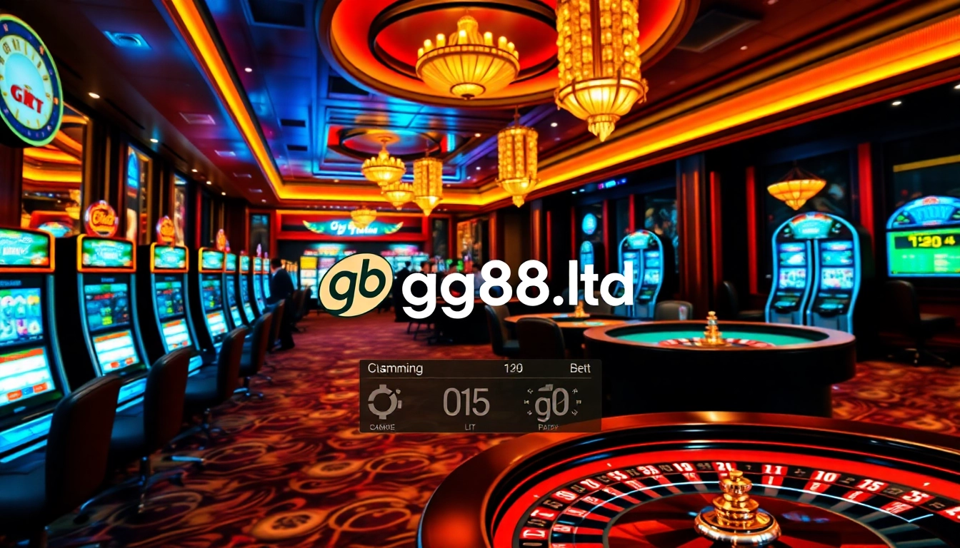 Experience thrilling games at gg88.ltd with vivid slot machines and elegant poker tables.