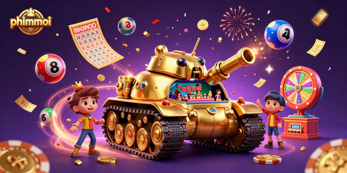 Join phimmoi's dynamic gaming experience with a celebration of lottery and casino elements.