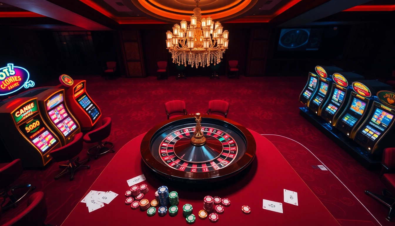 Players enjoying the thrilling online gambling experience at c168bet with a vibrant casino atmosphere.